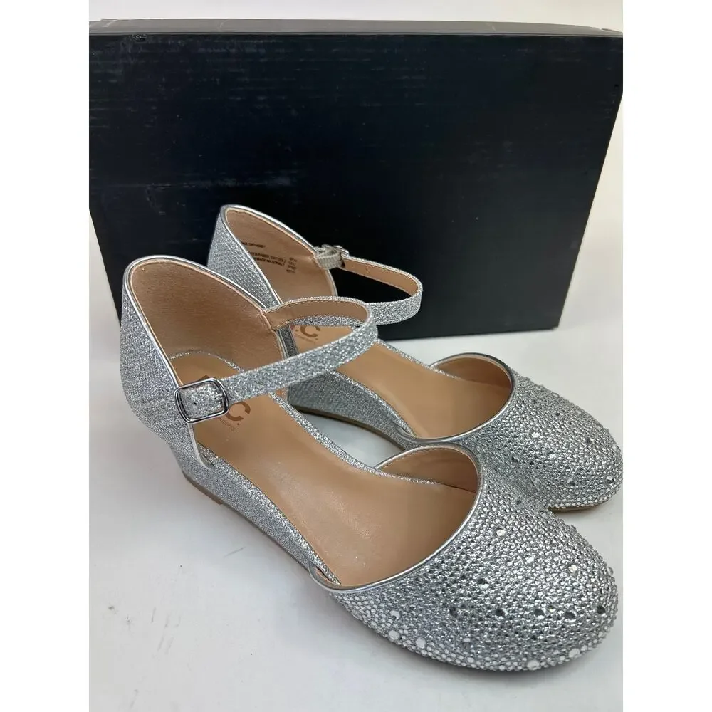 I.N.C. Sienna‎ Silver Wedges Size 2 M